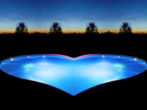 PROIECTOR CU JOC DE CULORI PENTRU PISCINE, FANTANI